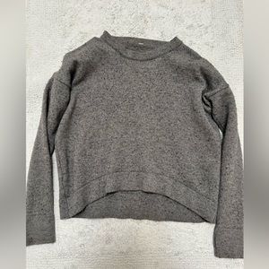 Lululemon, grey speckled, size 0, sweater and very warm!